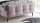 Polsterbett MARIO B Bett Bettgestell Stoff rosa 140x200 cm