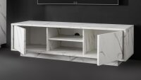 Lowboard CARRARA Marmor-Optik weiß Kommode TV-Board