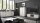 Wohnwand CARRARA Marmor und weiß TV Board Highboard