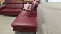 Ecksofa Relaxa 6.0 Plus merlot ca. 255x220 cm
