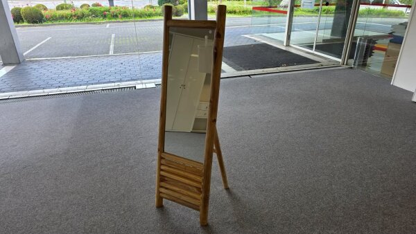 Standspiegel Ganzkörperspiegel Spiegel Teak Äste 168 cm