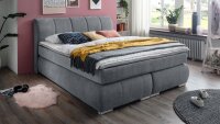 Boxspringbett MALIN 180x200 Doppelbett anthrazit inkl....