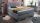 Boxspringbett MALIN 180x200 Doppeltbett anthrazit inkl. Topper