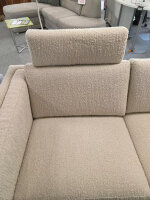 Ecksofa Nordic Beige inkl. Kopfstütze ca. 265x143 cm