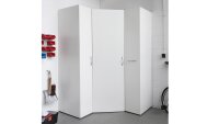 Eckschrank MRK Mehrzweckschrank Apothekerschrank weiß