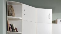 Garderobe MRK 8 teilig Set Eckschrank weiß