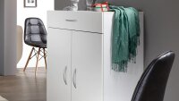 Garderobe MRK 8 teilig Set Eckschrank weiß
