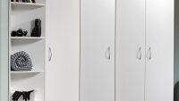 Garderobe MRK 8 teilig Set Eckschrank weiß