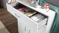 Garderobe MRK 8 teilig Set Eckschrank weiß