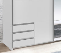 Schwebetürenschrank Emden Kleiderschrank weiß...