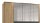 Kleiderschrank DENNIS Artisan Eiche graphit Spiegel 225 cm