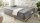 Schlafsofa MILA LUX.3DL Stoff dunkelgrau inkl. Bettkasten 208