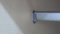 Kleiderschrank BLANKENESE Hochglanz weiß/Eiche Spiegel 180cm