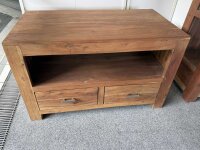 TV-Board Guru 6646 Akazie massiv stone 100x60x55 cm