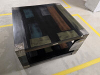 Couchtisch Goa 3525 Massivholz Mango bunt 80x80 Wolf Möbel