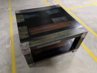 Couchtisch Goa 3525 Massivholz Mango bunt 80x80 Wolf Möbel