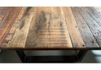 Esstisch BARK Tisch Altholz recycelt natur 200x100 Wolf Möbel