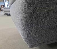 IA Ecksofa 24405 Levi in R66/22 Dolphin StoffFüße Metall schwarz, SH 44 cm, 344x207 cm