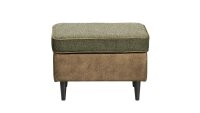 Hocker OMADO 2 Polsterhocker Sitzhocker Stoff olive 63 cm