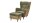 Hocker OMADO 2 Polsterhocker Sitzhocker Stoff olive 63 cm