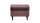Hocker OMADO 2 Polsterhocker Sitzhocker Stoff aubergine 63 cm