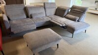 Ecksofa inkl. Hocker ZE-EM22124  Grau ca. 300-316x246 cm