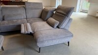 Ecksofa inkl. Hocker ZE-EM22124  Grau ca. 300-316x246 cm