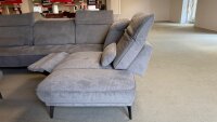 Ecksofa inkl. Hocker ZE-EM22124  Grau ca. 300-316x246 cm