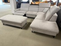 Ecksofa inkl. Hocker ZE-EM22001 silver ca. 300x260 cm