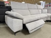 Ecksofa inkl. Hocker ZE-EM22001 silver ca. 300x260 cm