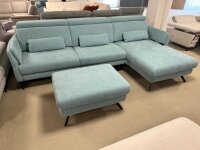 Ecksofa inkl. Hocker ZE-EM22015 Ice ca. 290-325x180-215 cm