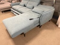 Ecksofa inkl. Hocker ZE-EM22015 Ice ca. 290-325x180-215 cm