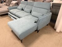 Ecksofa inkl. Hocker ZE-EM22015 Ice ca. 290-325x180-215 cm