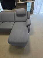 Wohnlandschaft ZE-EM06001 Grau ca. 245x340x170-200 cm,