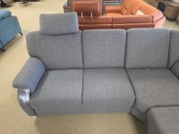 Wohnlandschaft ZE-EM06001 Grau ca. 245x340x170-200 cm,