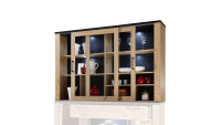 Schrank mit Schiebetüren Sideboard MOREL Artisan Eiche 180cm