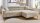 Ecksofa R SIMPLE Cord beige elektrisch Sitztiefenverstellung