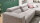 Ecksofa R SATELLITE Cord grey mit Kopfteilverstellung