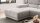Ecksofa L SATELLITE Cord grey mit Kopfteilverstellung