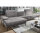 Ecksofa L MP-IN20126 Famosa greyB/H/T ca. 328/82-100/190  cm Fuß schwarz