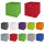 Faltbox FLORI 1 Korb Regal 4er Set Aufbewahrungsbox 32x32x32 cm
