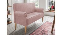 Küchensofa ANTONI 2-Sitzer Stoff flamingo rosa inkl....