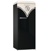Gorenje OBRB 615 DBK Retro-Kühlschrank Schwarz IonAir DynamiCooling