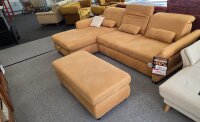 Ecksofa inkl. Hocker MP-IN23064 honey ca, 200x285 cm