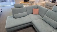 Ecksofa inkl. Hocker ZE-EM23004 ice ca. 225x310 cm