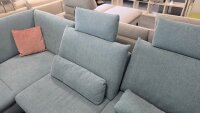 Ecksofa inkl. Hocker ZE-EM23004 ice ca. 225x310 cm