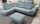 Ecksofa inkl. Hocker ZE-EM23004 ice ca. 225x310 cm