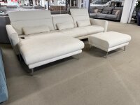 Ecksofa inkl. Hocker ZE-EM22128 natur ca. 190x300 cm