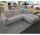 Ecksofa Pablo Onega grau ca. 274x178 cm motorischer Sitzvorzug
