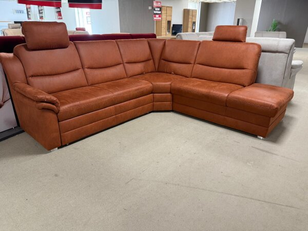 Ecksofa Queenline T+ Saddle siena ca. 260x240 cm
